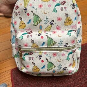 NWT Disney Princess Print Mini Backpack